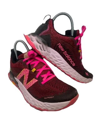 New Balance Fresh Foam Hierro v6 Mujer 7.5 Rosa Trail Running Zapatos Vibram Foto 1 de 4