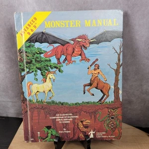 Advanced Dungeons and Dragons Monster Manual 4th Ed 1979 Gary Gygax #2009 TSR - Picture 1 of 24