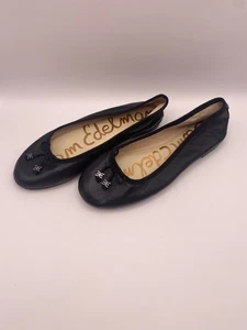Sam Edelman Womens Felicia Leather Cushioned Ballet Flats Sz 6.5 - Picture 1 of 7