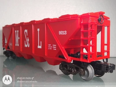 LIONEL 6-9213 ROLLING STOCK O&O27 M. & St. L. 4-BAY COVERED HOPPER W/ORIGINL BOX - Image 1 of 4