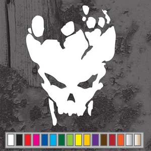 SKULL cut vinyl decal #3 car truck window sticker Skeleton Sticker - Picture 1 of 2