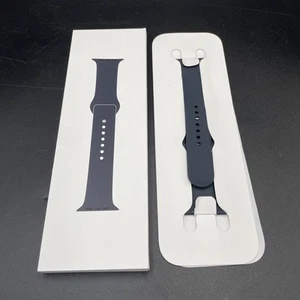 GENUINE Apple Watch Sport Band 45mm M/L Series 9/8/7/6/5/SE - Midnight - Zdjęcie 1 z 10