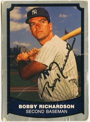 1988 Bobby Richardson Signed Pacific Trading Cards Inc #74 JSA - Image 1 of 3
