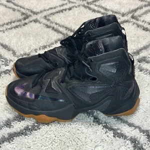 Nike Lebron James XIII 13 Black Lion 807219-001 Anthracite Mens Sz 9 - Picture 1 of 8