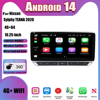 Android Car Radio For Nissan Sylphy TEANA 2020 Multimedia DVD Audio GPS Stereo - Image 1 of 4