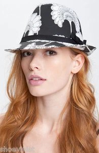 Kate Spade New York Japanese Floral Fedora Hat - Picture 1 of 1