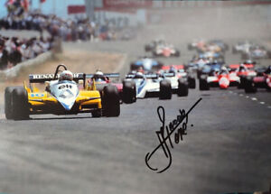 photo signée René Arnoux  F1 Formule 1 sport auto autographe 1982 Renault