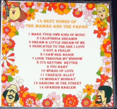 The Mamas And The Papas for Modern Player Pianos on CD, Floppy Disk or USB Media - Image 1 of 2
