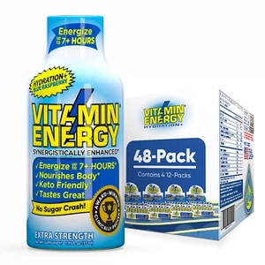 (48 Pack) Vitamin Energy® Hydration+ Energy Shots, Clinically Proven - Picture 1 of 4