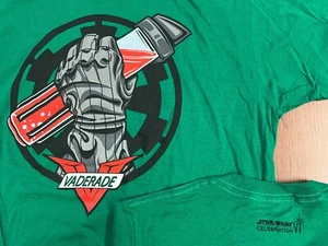 STAR WARS CELEBRATION VI ORLANDO 2011 VADERADE T SHIRT DEADSTOCK S DARTH VADER - Picture 1 of 8