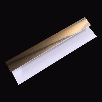Silver 5mm End Cap Trim For Bathroom Panels PVC Cladding Shower Wet Wall Panel