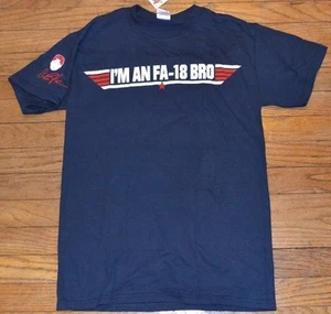 Charlie Sheen "I'M AN FA-18 BRO" Adult T-Shirt Sizes S, M, L, XL, XXL - Picture 1 of 2