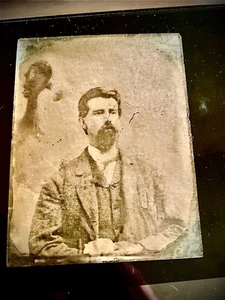 1800s Glass Negatives Of Victorian Era Gentlemen 4 Negatives-See Pics - Bild 1 von 4