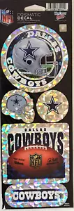 NFL Dallas Cowboys - Decalcomanie prismatiche, nuove (confezione da 5) - Foto 1 di 2