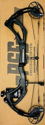 PSE Mach 30 EC2 80 Pound Right Hand Black Carbon Hunting Bow New - Image 1 of 2