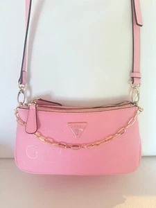 NWT GUESS TYRAH MINI CROSSBODY BAG SHOULDER PURSE CLUTCH PEONY - Picture 1 of 8