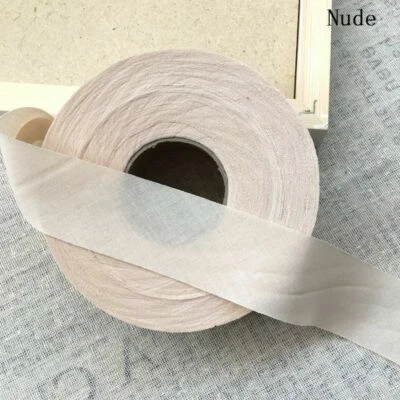 50M DIY Cotton Bias Binding Tape Roll Sewing Trim Ribbon Underwear Edging Craft - Image 1 of 4