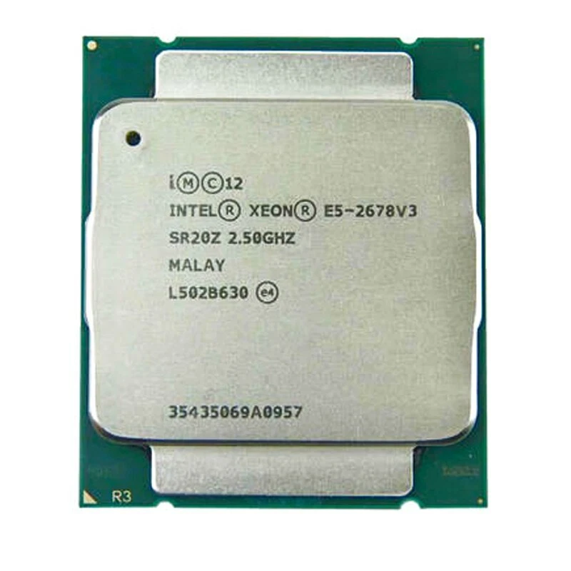 CPU INTEL XEON E5-2678 V3 12 CORE SOCKET 2011 24 THREAD 2.5GHZ SR20Z - Immagine 1 di 1