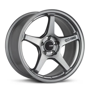 18x8 +40 Enkei TS-5 5x114.3 Storm Grey Wheels (Set of 4) - Picture 1 of 2