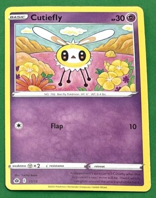 POKEMON TCG Match Battle 2022 McDonald's Happy Meal Promo Card 11/15 CUTIEFLY NM - Image 1 of 2