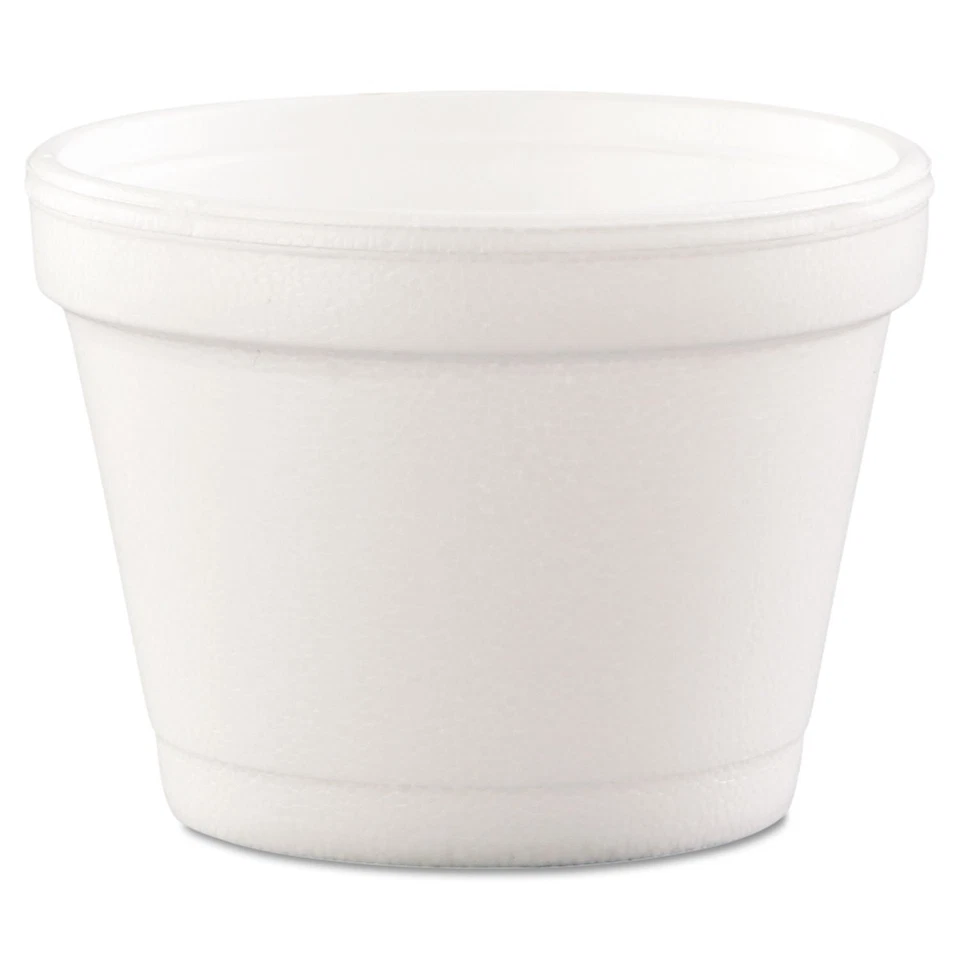 4 oz Insulated EPS Foam Food Containers J Style for Hot and Cold Applications - Image 1 of 3