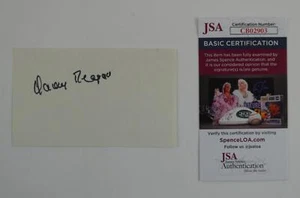 Tarjeta índice firmada por Nancy Reagan 3x5 primera dama de los Estados Unidos certificado de autenticidad JSA - Imagen 1 de 4