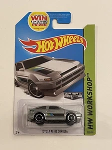 2014 Hot Wheels Toyota AE-86 Corolla (Zamac 006) #222. Ships In A Box - Picture 1 of 4