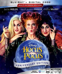 Hocus Pocus Blu-ray & Digital Copy Code Disney Halloween Klassische Hexen Film - Bild 1 von 1