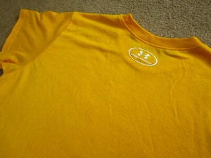 Under Armour HEATGEAR Jungen YOUTH LARGE T-Shirt LG VINTAGE Generation gelb YLG - Bild 1 von 9
