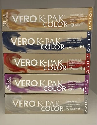 Профессиональный перманентный крем для волос JOICO VERO K-PAK ~2,5 унции ~ ~ НА ВЫБОР  - Изображение 1 из 3