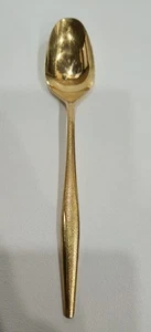 Cuchara de té florentina dorada vintage - Imagen 1 de 15