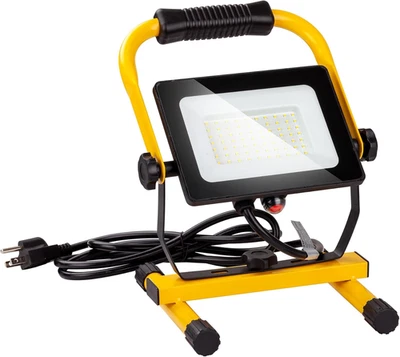 50W LED Work Light, 5000LM Portable Flood Lights, 6Ft Cord with Plug & Switch IP - Image 1 of 4
