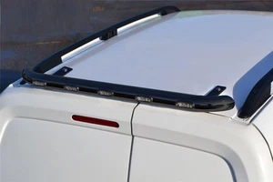 Barra de techo trasera negra + LED de 3 funciones para furgoneta VW Transporter T6.1 2019-2024 - Imagen 1 de 8