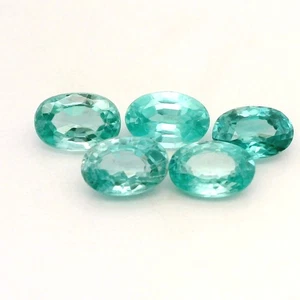 3.50Ct 5 PCS NATURAL BLUE ZIRCON FROM CAMBODIA - Picture 1 of 1