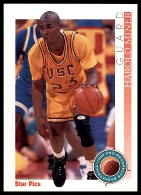 Harold Miner 1992 Star Pics #84 USC Trojans - Image 1 of 2