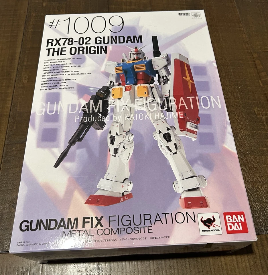 Gundam Fix Figuration Metal Compuesto RX-78-2 Gundam The Origin #1009 Por BANDAI Foto 1 de 4