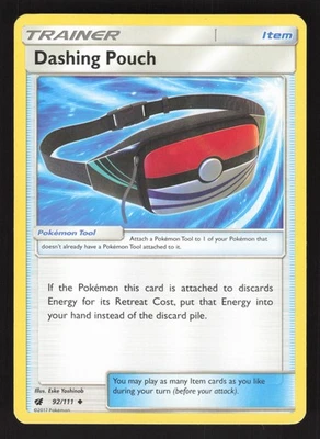 Dashing Pouch 92/111 Uncommon Pokemon SM - Crimson Invasion - Image 1 of 2