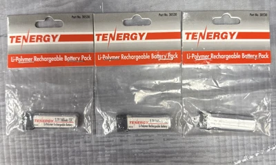 TENERGY 3.7V 160mAh 15C LiPo Batteries for Micro Helicopters PART #30530 - Image 1 of 2