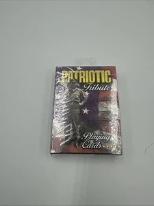 Bicicleta tributo patriótico US Playing Cards Co. Cubierta sellada de fábrica NOS - Imagen 1 de 6