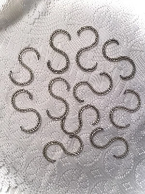 12 ganchos perforadores de vidrio checo transparente para tazas ganchos S nuevos Foto 1 de 4