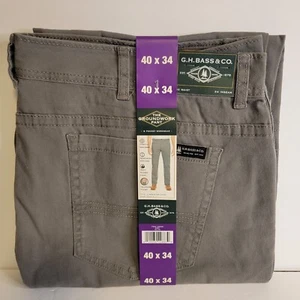 G.H. BASS  Groundwork  Pants 40 W 34 L NWT Mens Grey - Picture 1 of 3