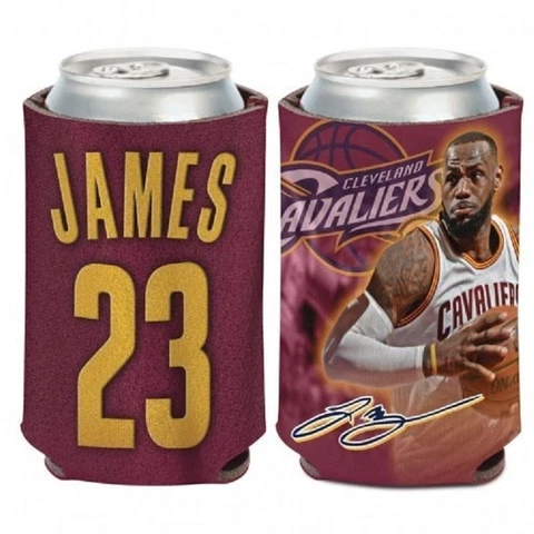 Cleveland Cavaliers Lebron James Can Cooler (NEW) NBA Coozie Koozie Holder Drink Cover