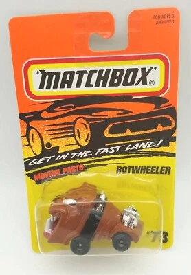 Matchbox Rotwheeler #73 Diecast Car Get In The Fast Lane Series Nuevo en caja Diecast 1995 Foto 1 de 4