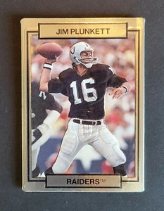 Tarjeta de Fútbol Braille Braille 1990 firmada por los Raiders 1990 llena de acción - ¡Rara! - Imagen 1 de 3