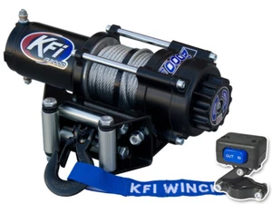 KFI A2000 Steel Cable Winch & Mount For 1994-1997 Polaris Polaris 400L - Picture 1 of 2