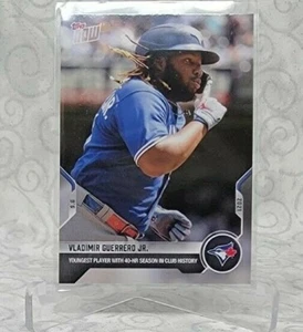 Vladimir Guerrero Jr. - 2021 MLB TOPPS NOW Card 767 40HR YOUNGEST - Picture 1 of 2