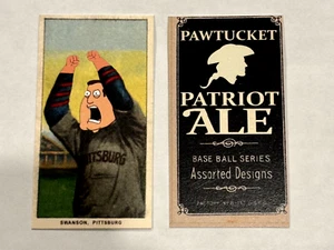 T206 Joe Swanson Family Guy 2-Sided T206 Tobacco Parody Card | Howie Camnitz - Picture 1 of 1