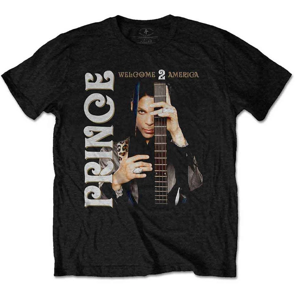 Prince Welcome 2 America T-Shirt Black New - Image 1 of 1