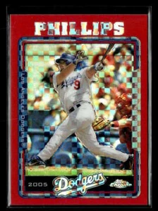 2005 Topps Chrome Update Jason Phillips Red X-Fractor /65 #UH68 Dodgers Y3534 - Picture 1 of 2