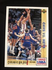 1991-92 Upper Deck International Italian Cleveland Cavaliers Vs New Jersey Nets